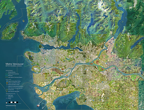 Metro Vancouver Map and Sustainability Activities | Metro Vancouver