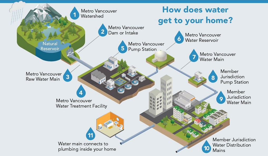 How does water get to your home